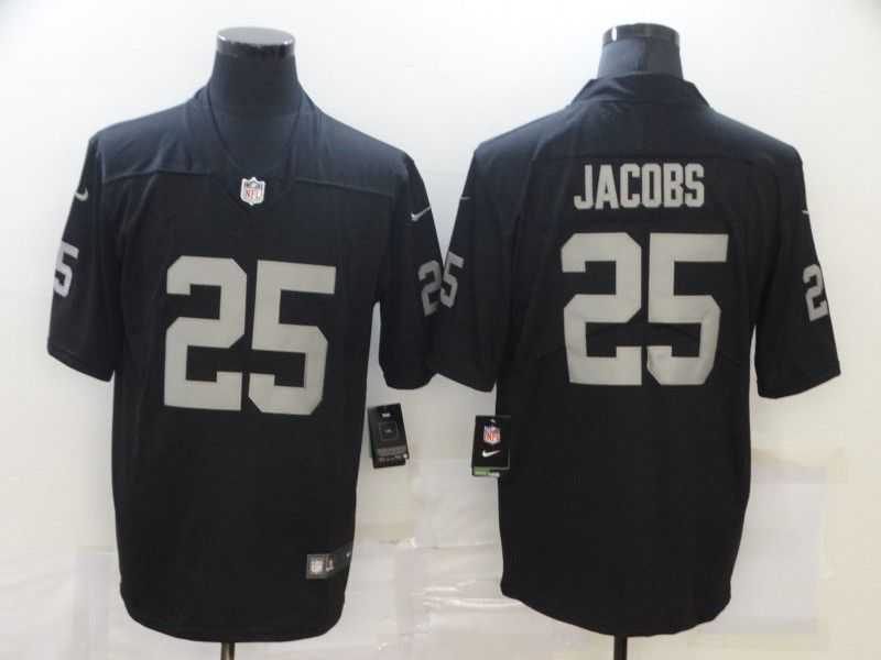 Men Oakland Raiders 25 Jacobs Black Nike Limited Vapor Untouchable NFL Jerseys